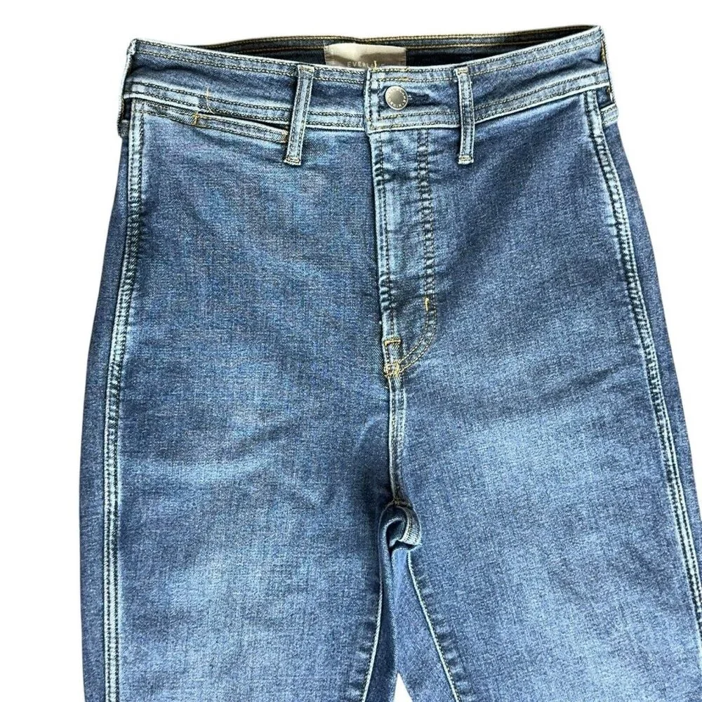 Womens Everlane Jeans The Way High Skinny 28 Reg Medium Wash Eco Modern Organic - Picture 3 of 12